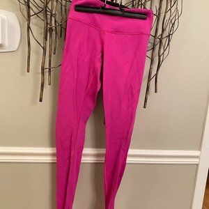 Hot Pink Leggings, Lululemon